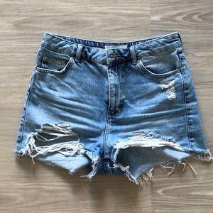 Topshop high waisted mom short